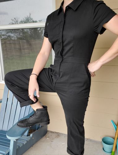 Customer photo review of Pit Crew Jumpsuit Black