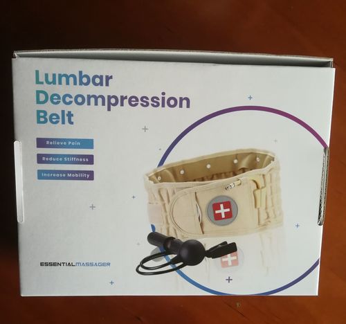 Customer photo review of Lumbar Decompression Belt