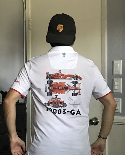 Customer photo review of Giorgio Piola Polo – Ferrari F1 2003 – V2 White