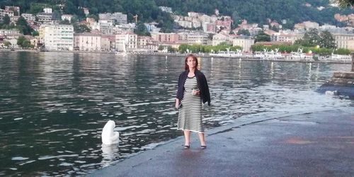 Customer photo review of Il Lago di Como visto dal cielo