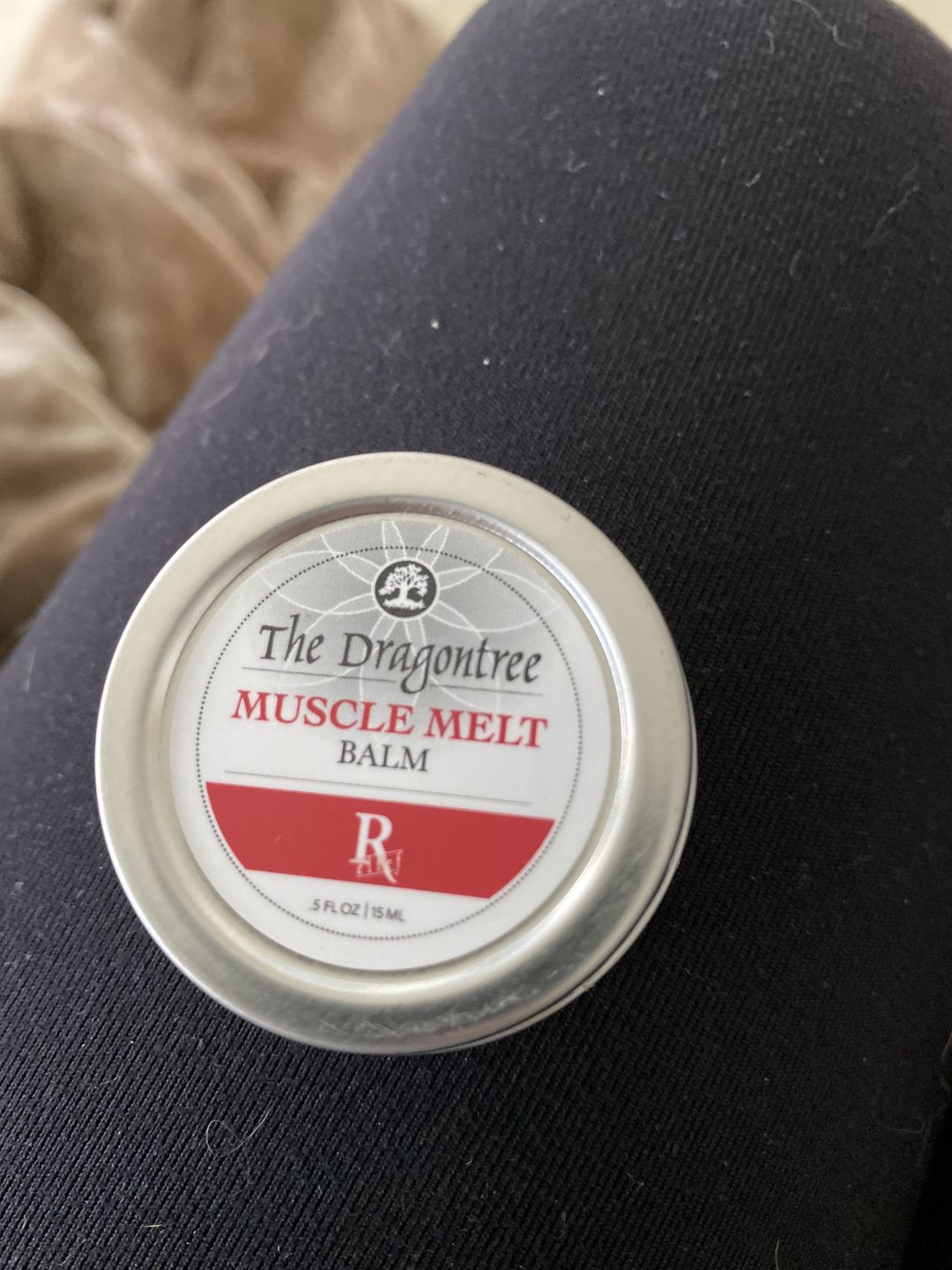 Customer photo review of Muscle Melt Balm