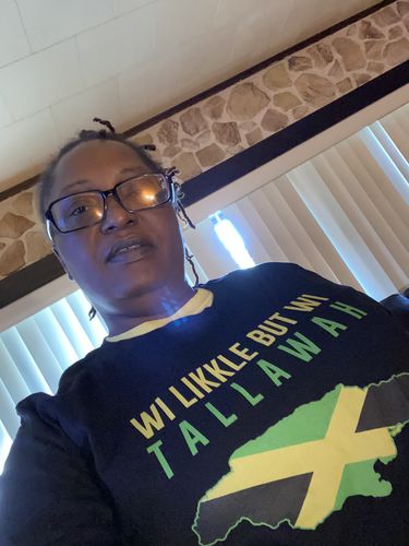 Customer photo review of Wi Likkle But Wi Tallawah Jamaican Unisex T-Shirt