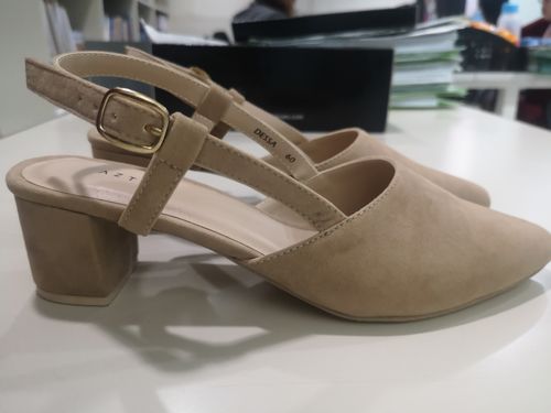 Customer photo review of B1G1 Dessa Beige Suede