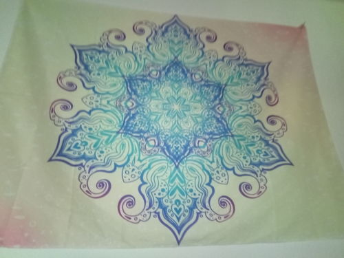 Customer photo review of Indian Mandala Tapestry