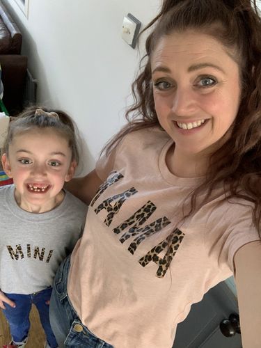 Customer photo review of Mama & Mini Mum & Kid Matching T-Shirts (MRK X)
