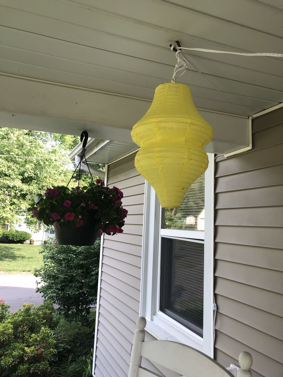 Customer photo review of Yellow Beehive Unique Shaped Paper Lantern, 10.5-inch x 15-inch