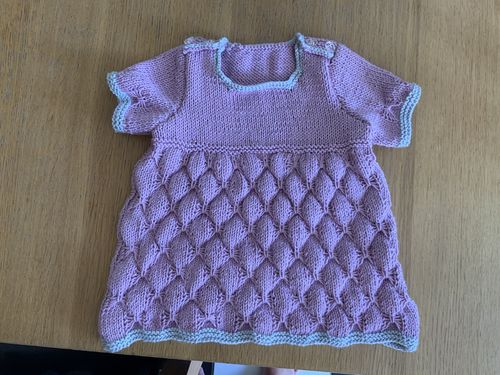 Customer photo review of Baby Mystery Knitting Box