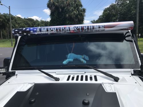 Customer photo review of Aerolidz Light Bar Cover - 50” 52” - Clear -  Dual Row