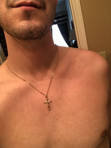 Customer photo review of Crucifix (Gold)
