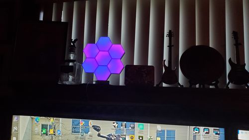 Customer photo review of Pixel Color Changing Smart Wireless Control Lamp iOS Android