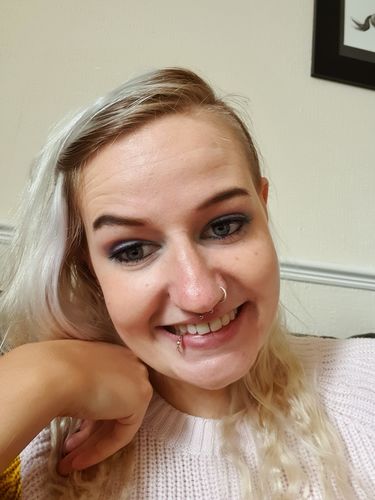 Customer photo review of Diamond Strip Lashes