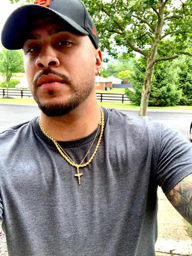 Customer photo review of Crucifix (Gold)
