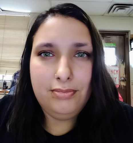 Customer photo review of Pixie Green Prescription Colored Contact Lenses