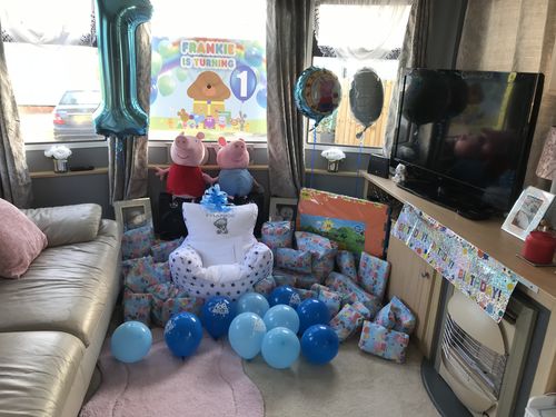 Customer photo review of Personalised Tatty Teddy Bean Bag Chair