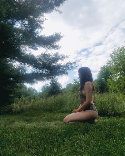 Customer photo review of Tangled Kiss Bodysuit - Cinnamon Smoke