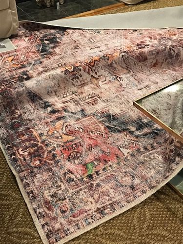 Customer photo review of The Rug Collective­™ Distressed Vintage Derya Multi Area Rug