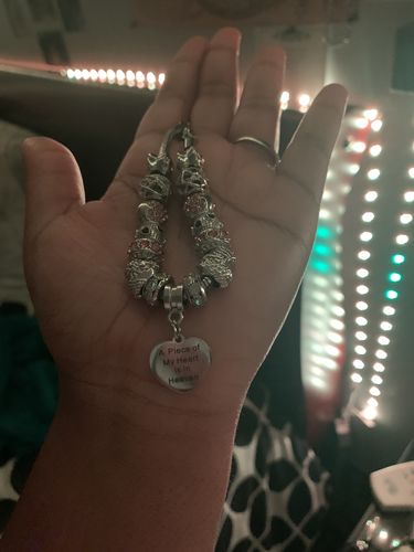 Customer photo review of Piece Of My Heart Bracelet