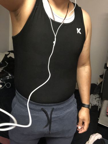 Customer photo review of Men's Heat-Trapping Sweat Vest