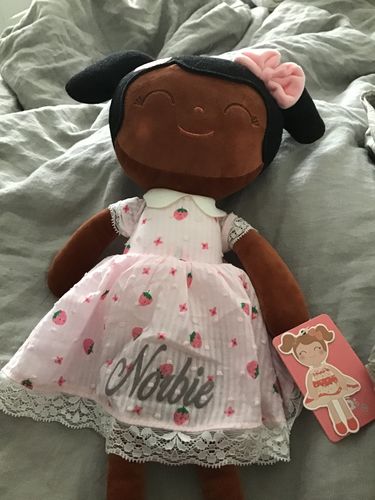 Customer photo review of Personalized Leyadoll (Strawberry) with Gift Bag - 2 Skin Tones