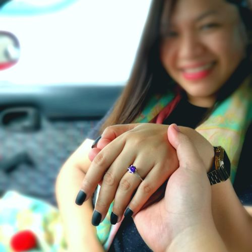 Customer photo review of 2ct Sevilla Engagement Ring