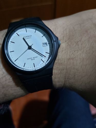 Reloj Casio Vintage Mw 59 7evdf Blanco Flat Dial Dando La Hora Dando La Hora