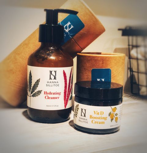 Customer photo review of Vitamin D Face Cream