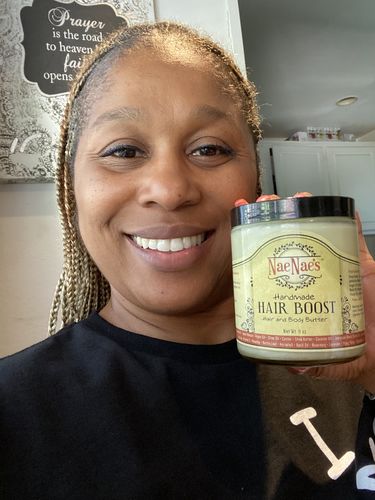 Customer photo review of Nae Nae's Hair Boost 9oz