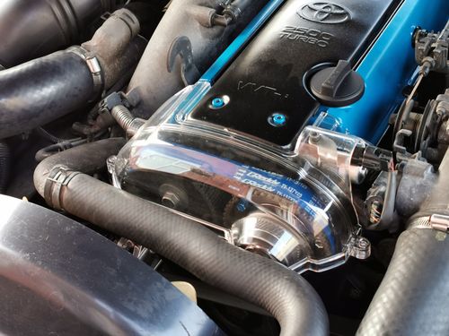 Customer photo review of 1JZ GTE VVTi Clear Cam Timing Belt Cover