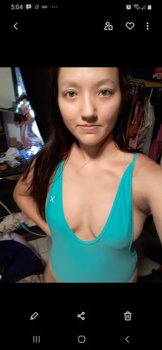 Customer photo review of Cyan Retro One-Piece II