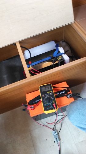 Customer photo review of 120Ah 12 Volt Marine Lithium Battery iTECH120M Water proof IP67 Prismatic Cells 130A BMS
