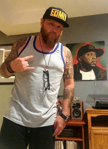 Customer photo review of BALL & CHAIN NECKLACE - RED