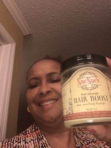 Customer photo review of Nae Nae's 9oz Hair Boost Special