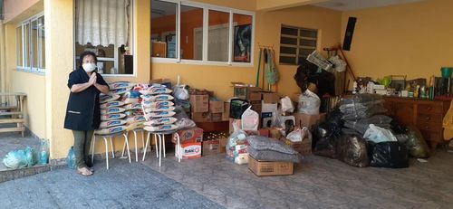 Customer photo review of Cesta Básica Econômica Kit