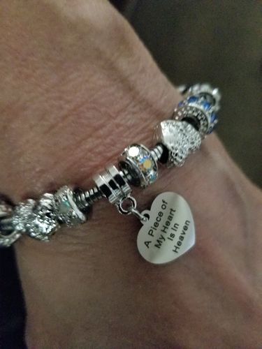 Customer photo review of Piece Of My Heart Bracelet