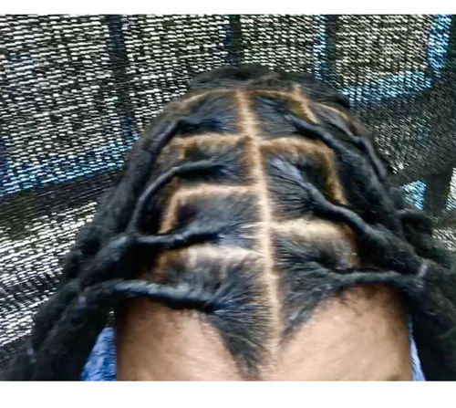 Customer photo review of Braids, Loc & Twist Firm Hold Pomade | 4 oz