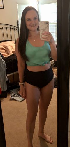Customer photo review of Traveler Top | Mint