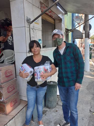 Customer photo review of Cesta Básica Econômica Kit