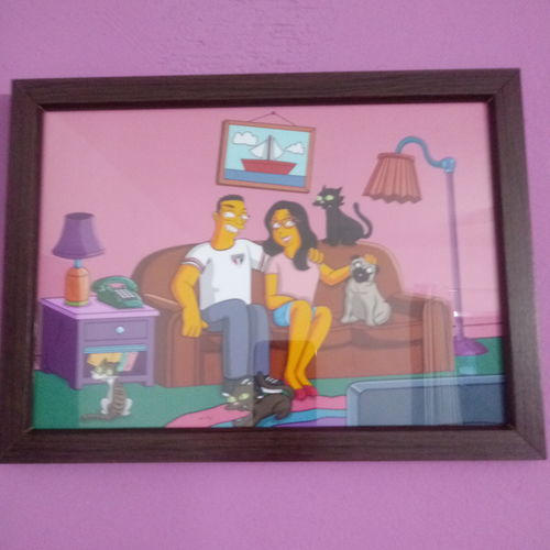 Customer photo review of RETRATO EM ARQUIVO DIGITAL FAMILIA AMARELA