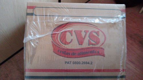 Customer photo review of Cesta Básica Econômica Kit