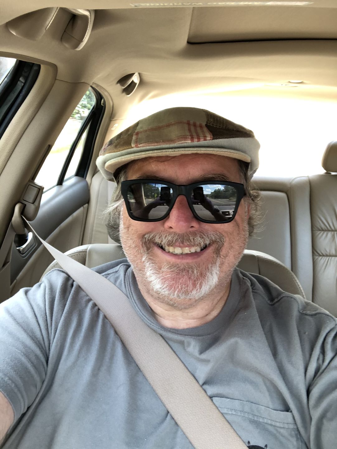 Customer photo review of Vintage Cap Patchwork Linen