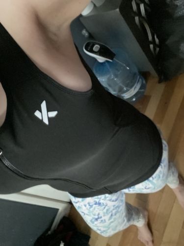 Customer photo review of Men's Zipper Heat Trapping Sweat Vest