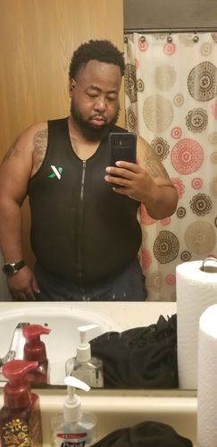 Customer photo review of Men's Zipper Neoprene Sauna Vest
