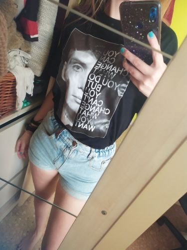 Customer photo review of Tommy Quotes T-shirt
