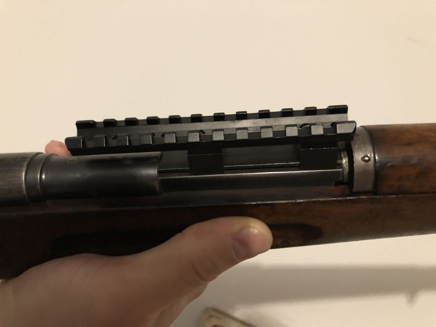 Customer photo review of Swiss Schmidt–Rubin 1911, K11, 96/11 NDT Scout Mount for Long Eye Relief Scopes