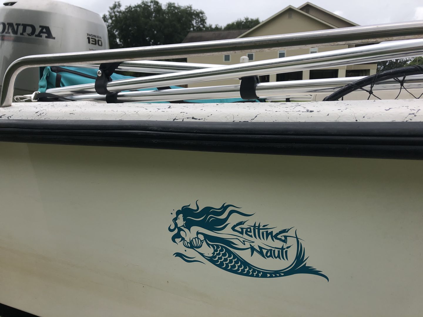 Customer photo review of Mermaid Vinyl Decal