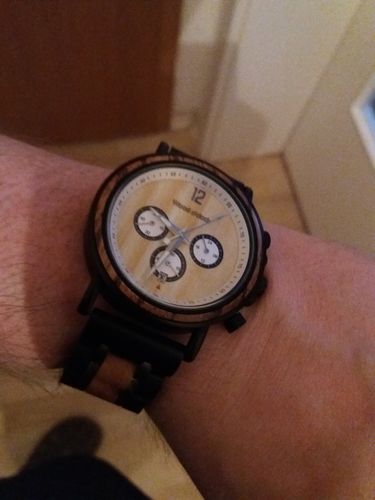 Customer photo review of Wood o'clock - Frühlingsblatt
