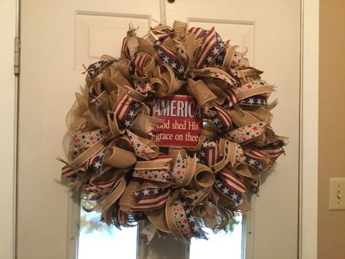 Customer photo review of 15"WIRE,25"OAD-PENCIL WORK Burlap Form XX7504W4