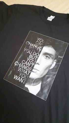 Customer photo review of Tommy Quotes T-shirt