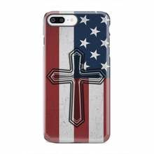Customer photo review of Christian phone cases: Awesome American Flag Cross phone case