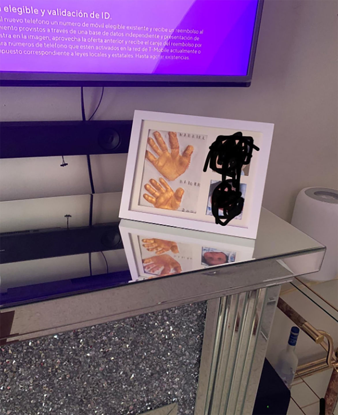 Customer photo review of Baby Handprint Footprint Keepsake Kit